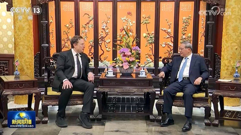After delaying India trip Elon Musk visits China, meets Premier Li Qiang