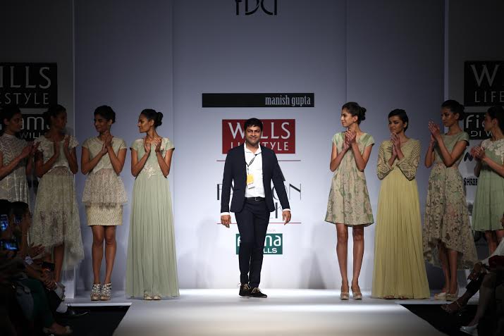 Models walk for Manish Gupta