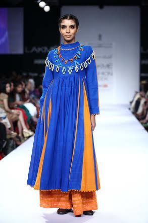 Sonal Singh Chauhan walks ramp at LFW