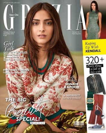 Sonam graces cover of Grazia India Magazine