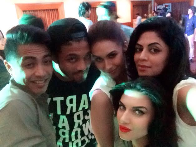 Scarlett Wilson spotted at Manish Paul's birthday bash