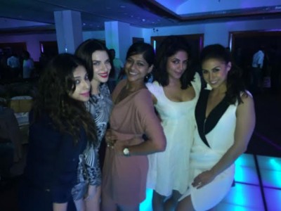 Scarlett Wilson spotted at Manish Paul's birthday bash