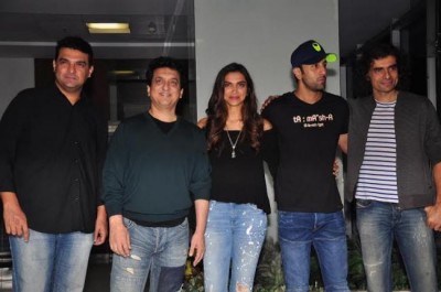 Tamasha team indulges in in shot wrap up party