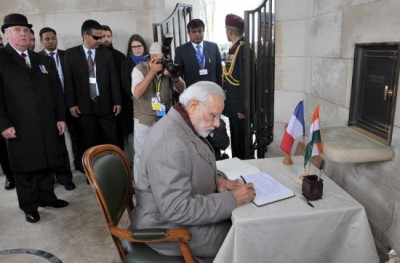 PM Modi visits Memorial for Indian WWI soldiers