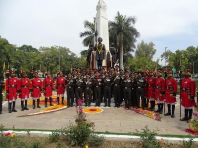 Homage paid to World War-I martyrs at Teen Murti Memorial