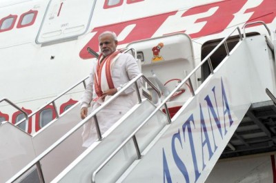 PM Modi arrive Russia to attend BRICS and SCO summits