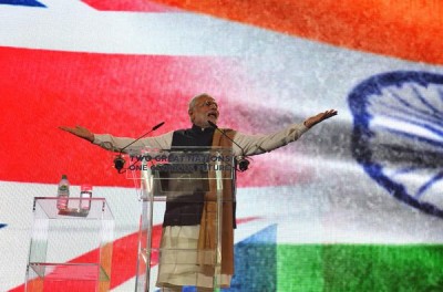 World is seeing India as a land of hopes and power: Modi tells Wembley