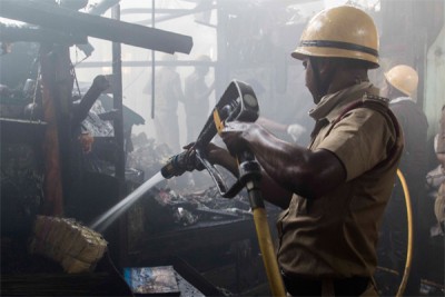 Fire guts part of Kolkata's iconic New Market