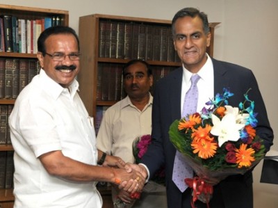 US Ambassador Verma calls on Union Law and Justice Minister