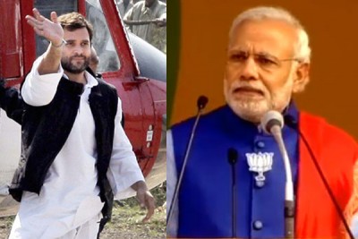 Rahul Gandhi attacks Modi on corruption, BJP leaders