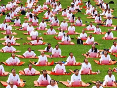Shillong: International Yoga Day celebrated at Air Force and Army establishments 