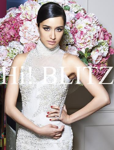 Shraddha Kapoor on cover of the August issue of 'Hi! Blitz' magazine