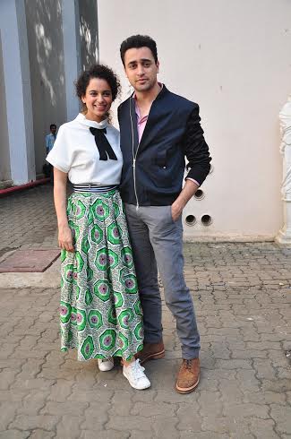Imran, Kangana busy promoting Katti Batti