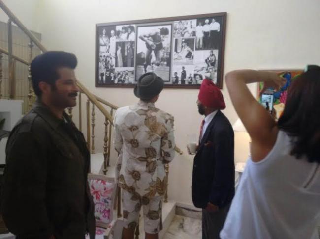 Dil Dhadakne Do team visits Milkha Singh house