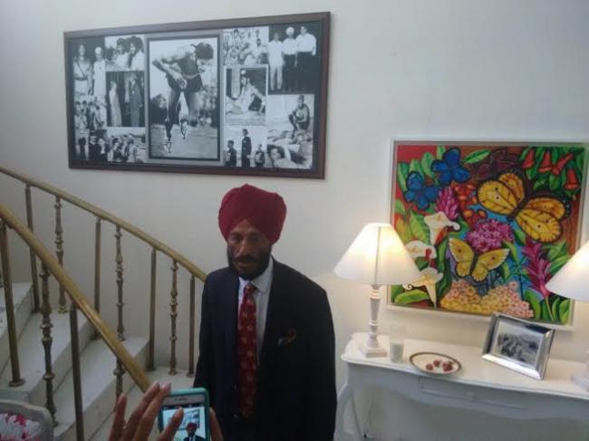 Dil Dhadakne Do team visits Milkha Singh house