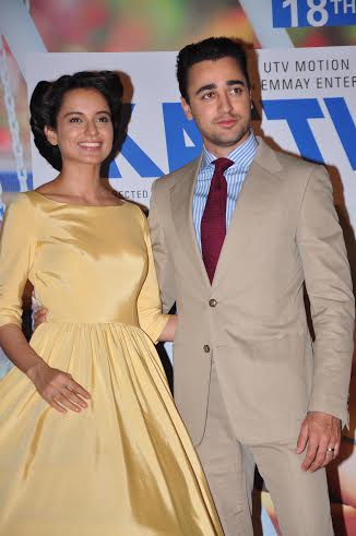 Imran, Kangana launch Katti Batti trailer 
