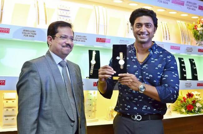 Actor Dev unveils P. C. Chandra Jewellers' men's collection in Kolkata
