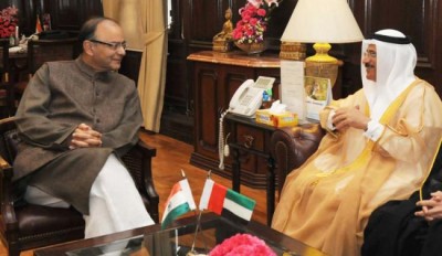 UAE Economy Minister meets Arun Jaitley