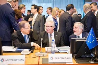 â€˜Keep Afghanistan on the path towards stability,â€™ Ban tells Brussels Conference