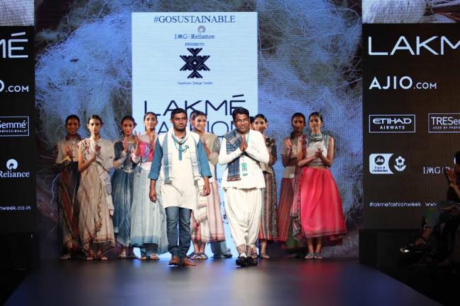 LFW: Models walk the ramp for designer Chaman Siju