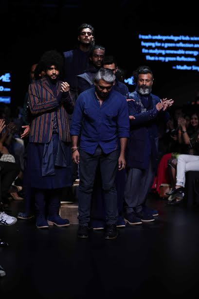  LFW: Models walk the ramp for designer Rajesh Pratap Singh