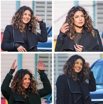 Priyanka Chopra looks glamorous in new hair style