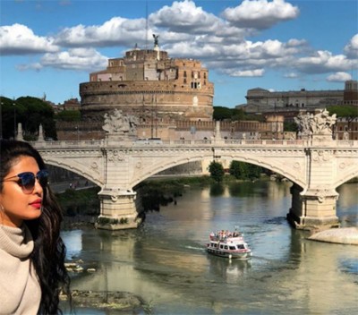 Priyanka Chopra enjoying her Roman holiday
