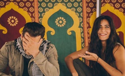 Salman-Katrina shares light moment on movie set, image shared on social media