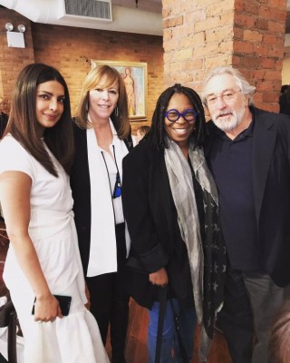 Priyanka Chopra meets Hollywood icons Robert DeNiro and Whoopi Goldberg