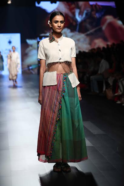 LFW: Models walk the ramp for designer Chaman Siju