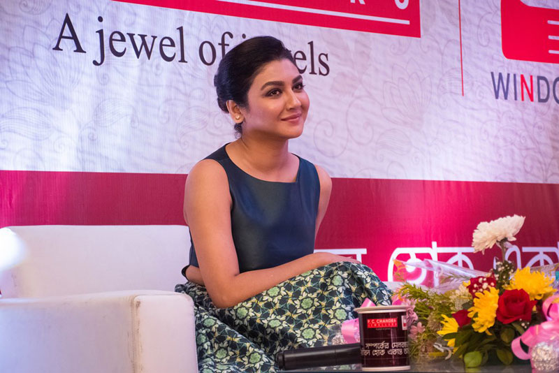 Tollywood stars attend programme announcing P.C Chandra Jewellers and Windows Production partnership