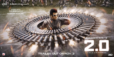 Akshay Kumar, Rajinikanth's 2.0 touches Rs. 100 crore mark