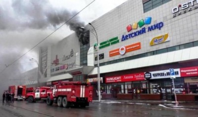 Russian complex fire leaves 64 killed