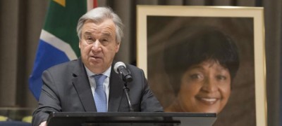 Winnie Mandela left an â€˜indelible mark on the history of the 20th century,â€™ says UN chief