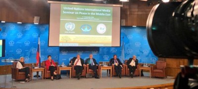 UN media seminar on peace in the Middle East, highlights â€˜power of words over weaponsâ€™