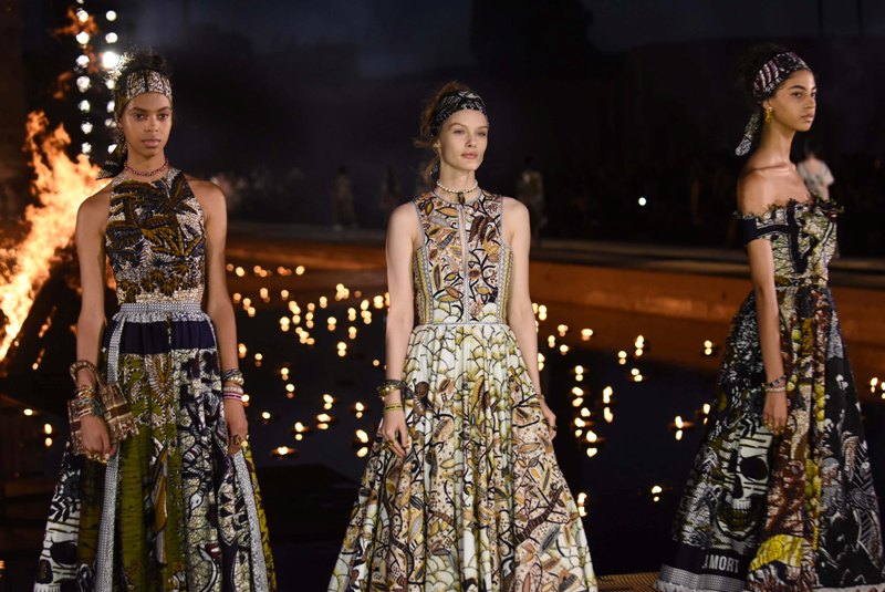Christian Diors Resort 2020 collection show in Morocco