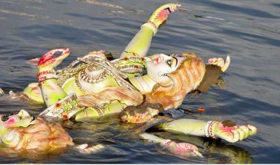 Durga Puja ends with idol immersion in Bangladesh