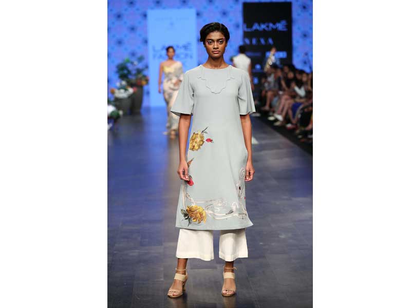 Designer Varun Bahl showcases his collection on LFW Day 1
