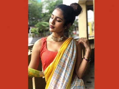 Wink Girl Priya Varirer is back to win hearts by posting her image in  traditional sari avatar