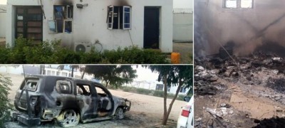 Major humanitarian hub in north-east Nigeria burned in attack