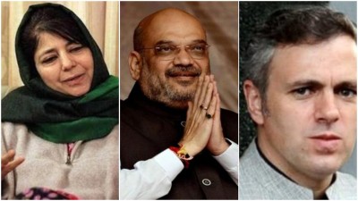 Amit Shah triggers controversy with his ‘Gupkar gang’ remark, Kashmiri leaders slam him