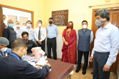 GRSE organizes free health camp for contractors’ workmen