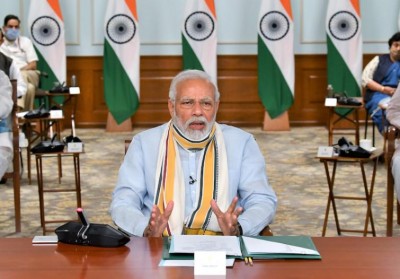 PM Narendra Modi launches physical distribution of Property Cards under the SVAMITVA Scheme