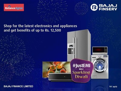 This Diwali, shop and maximise your benefits with Bajaj Finserv & Reliance Digital