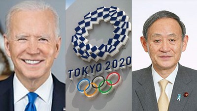 Biden thanks Japanese Prime Minister Yoshihide Suga for hosting Summer Olympics