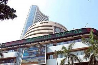 Sensex soars by 226.47 pts