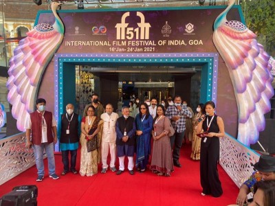 51st IFFI: Glimpses of Red Carpet of Saand Ki Aankh