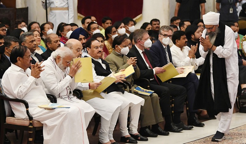 PM Modi attends Padma awards ceremony