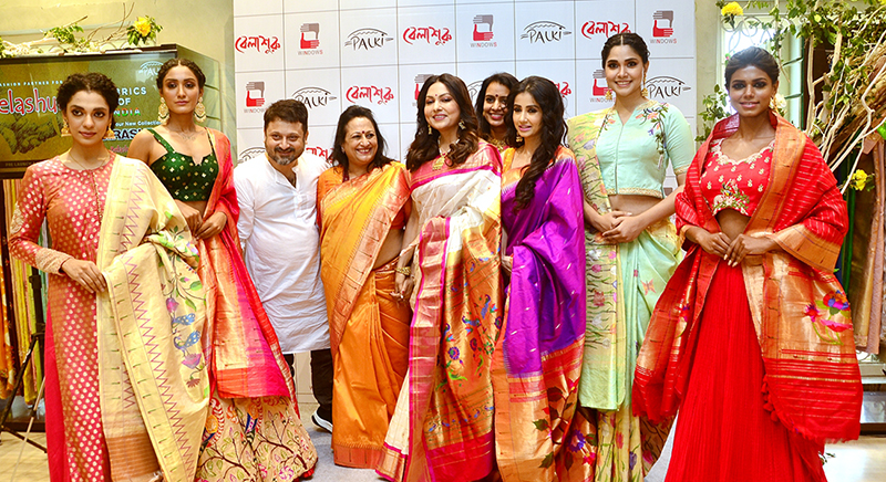 Palki launches Belashuru Paithani collection in Kolkata