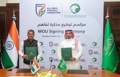 AIFF and Saudi Arabia Football Federation sign historic MoU